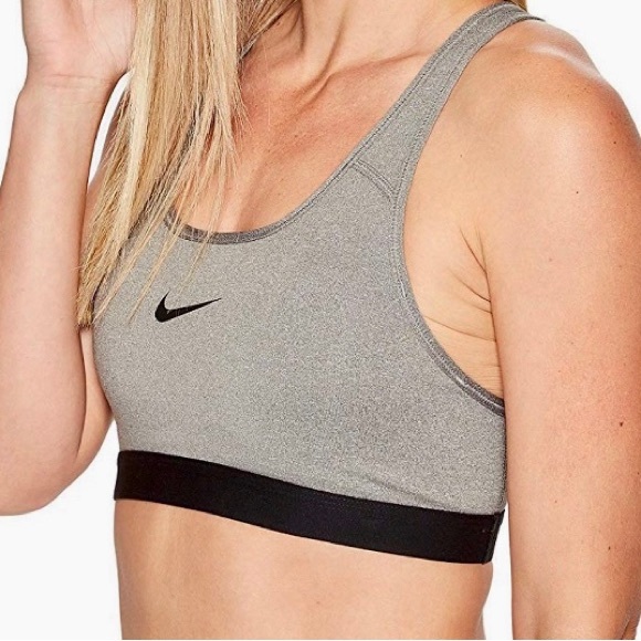 Nike Pro classic gray sports bra - Picture 1 of 5
